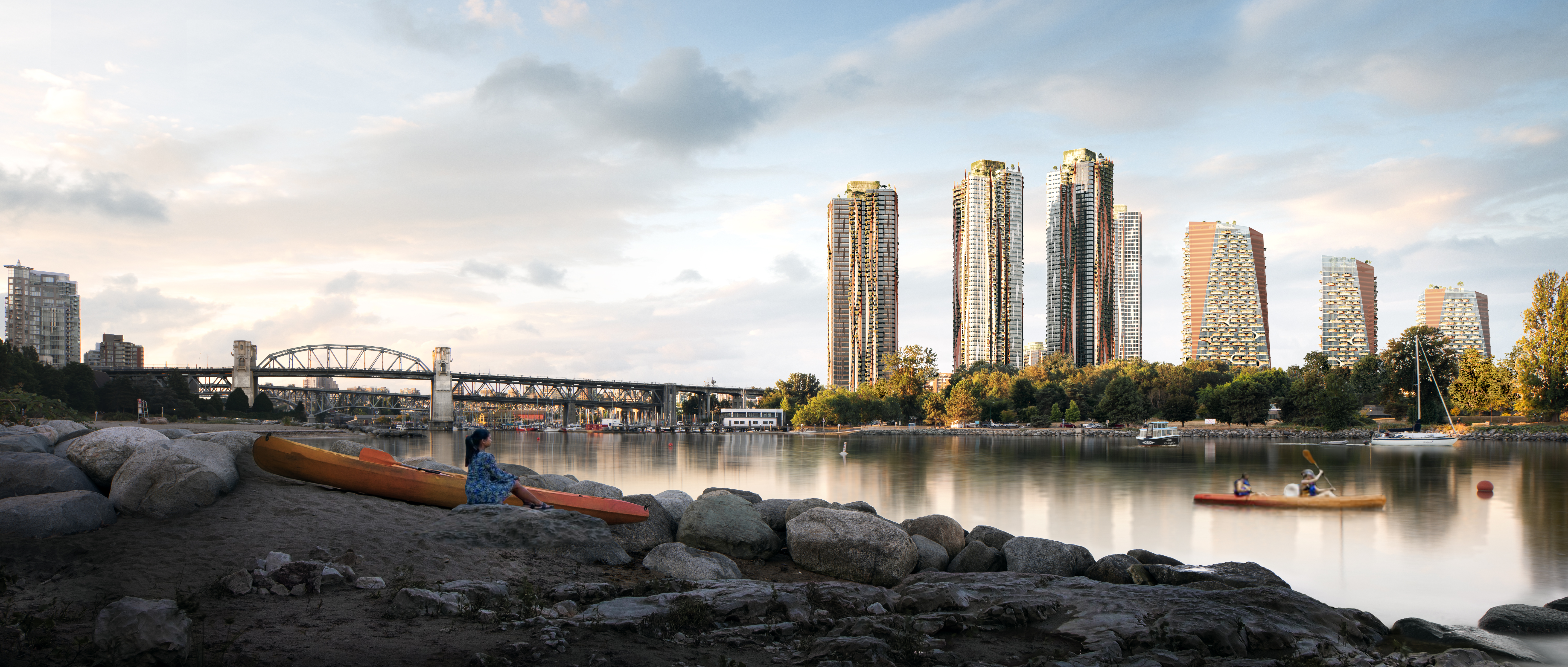 Southeast View From Sunset Beach And False Creek
