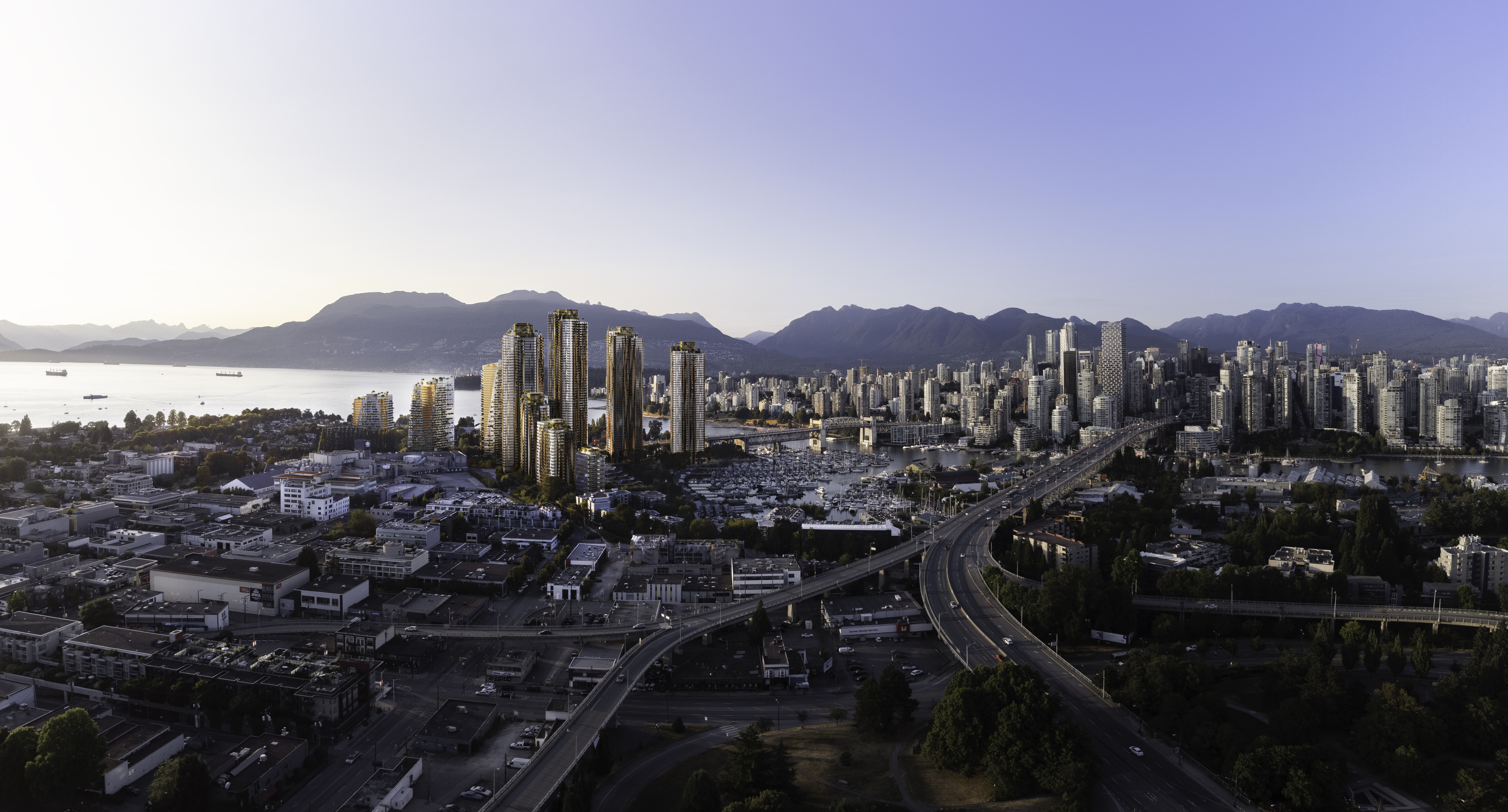 View North from the Granville Street Bridge